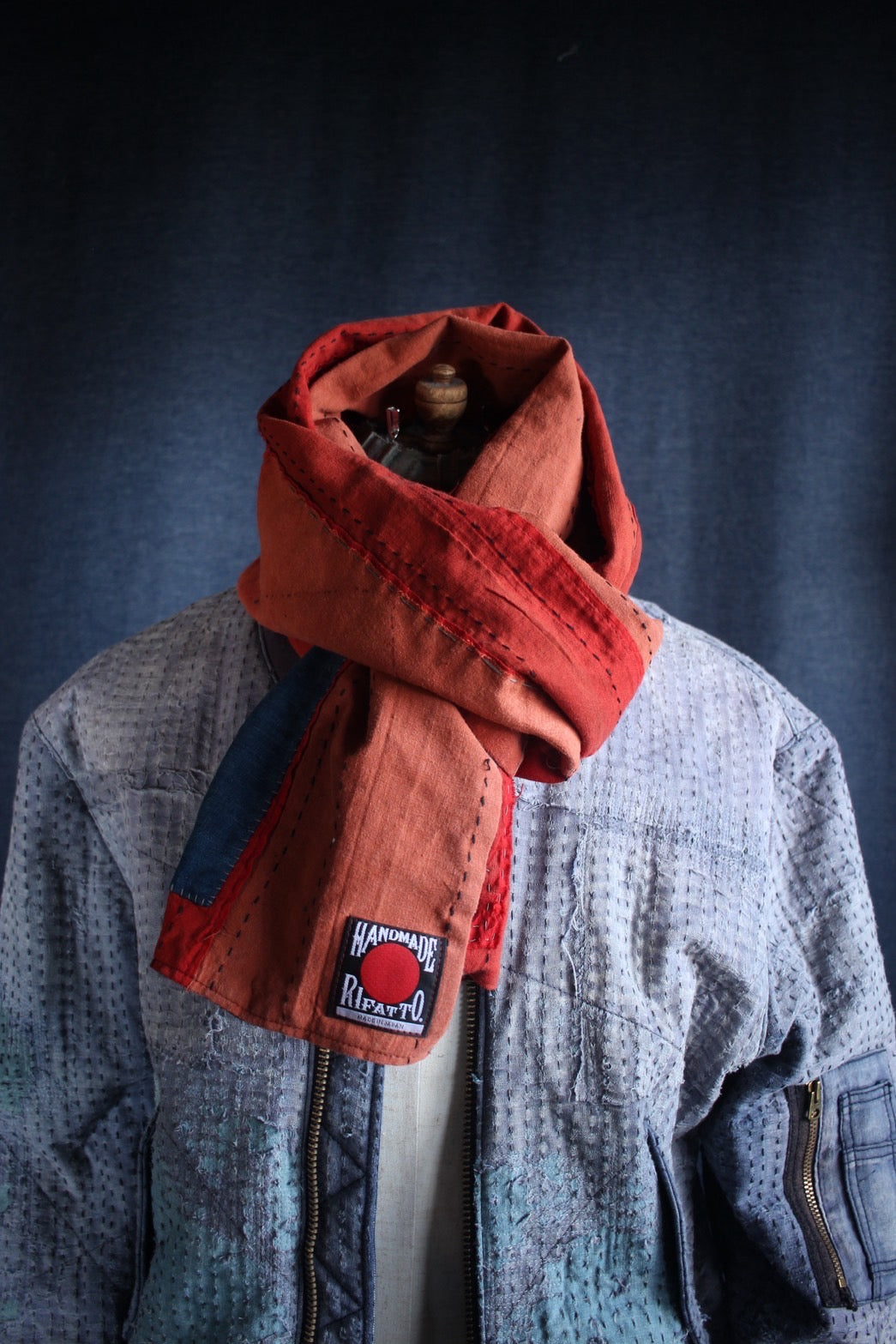 Vintage Winter Scalf (紅花/Safflower)
