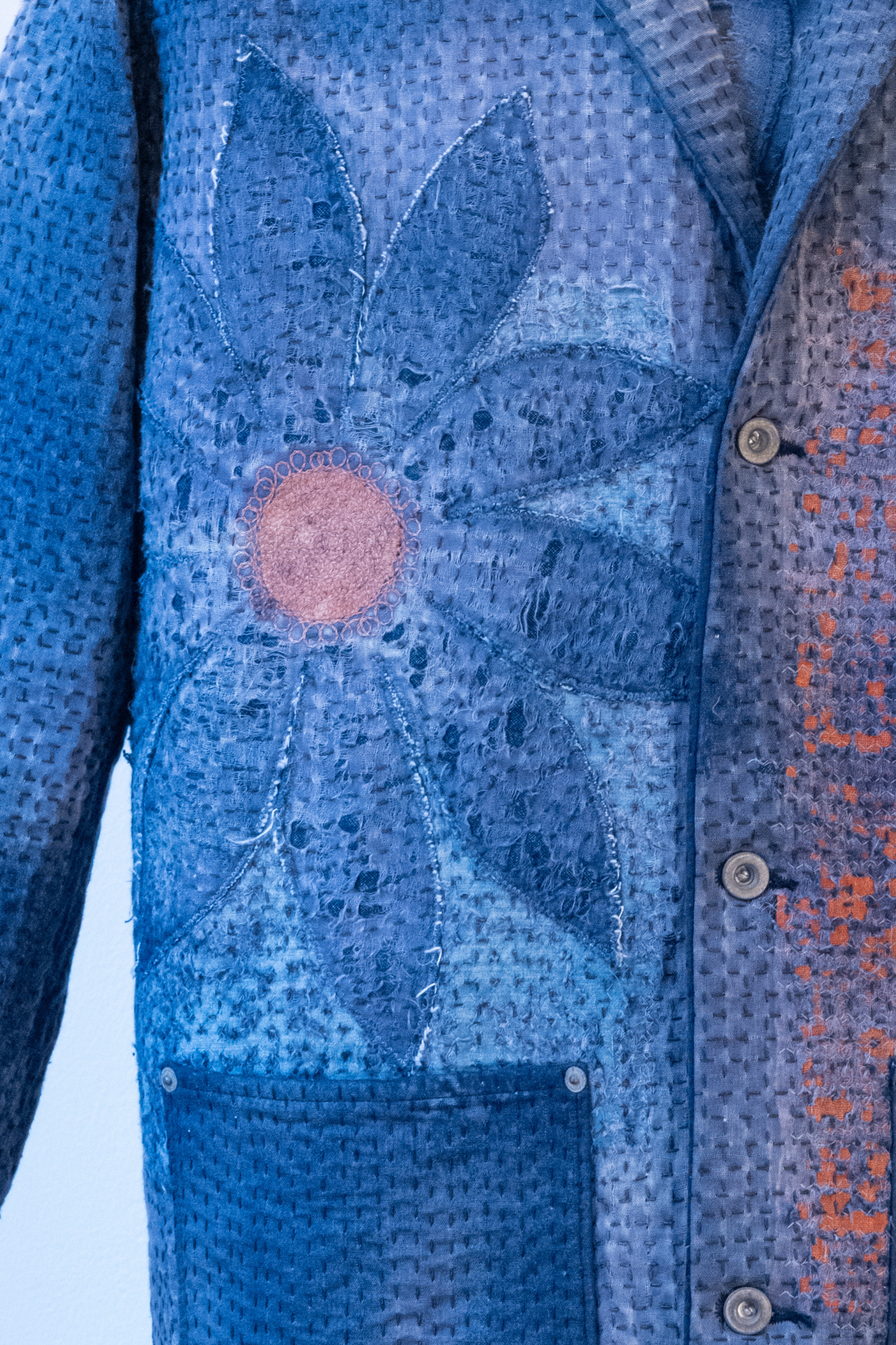 Boroganism flower long Jacket