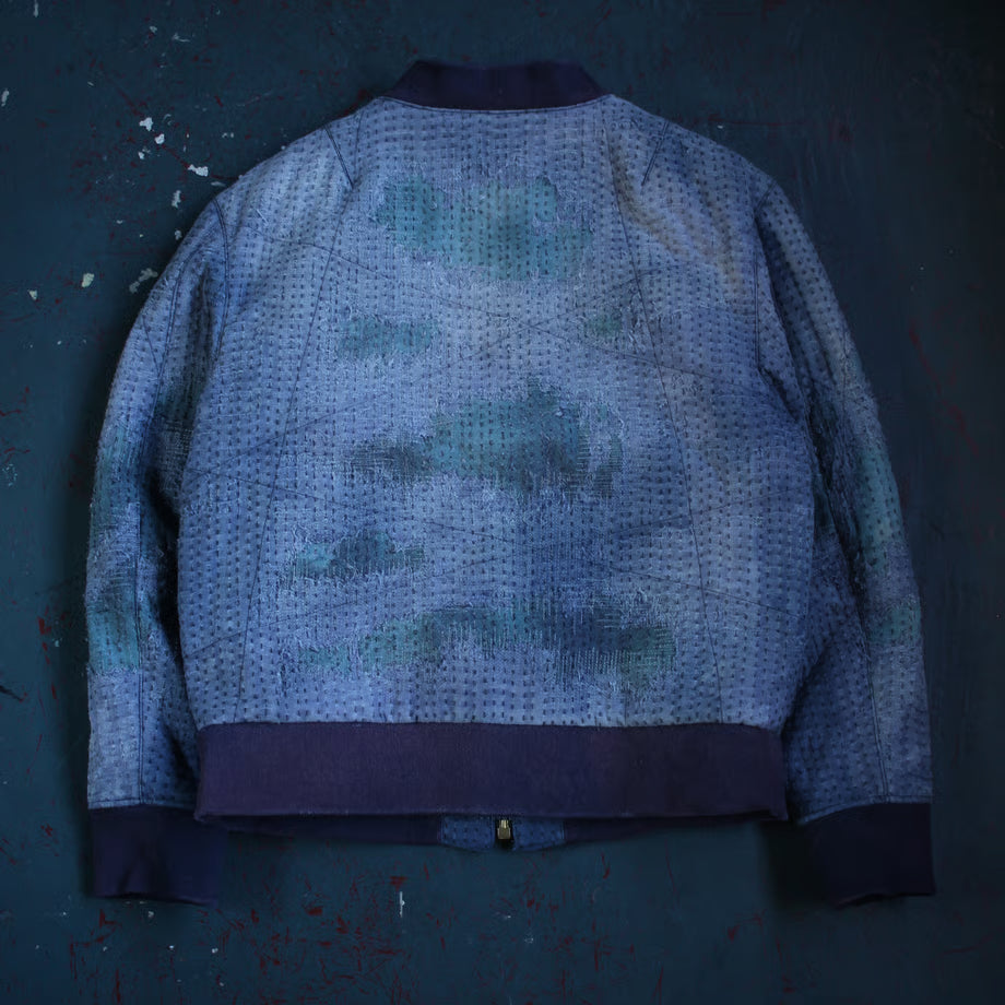 Boro sashiko MA-1 jacket