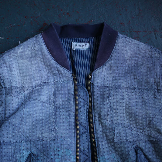 Boro sashiko MA-1 jacket