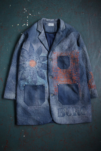 Boroganism flower long Jacket