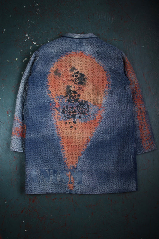 Boroganism flower long Jacket