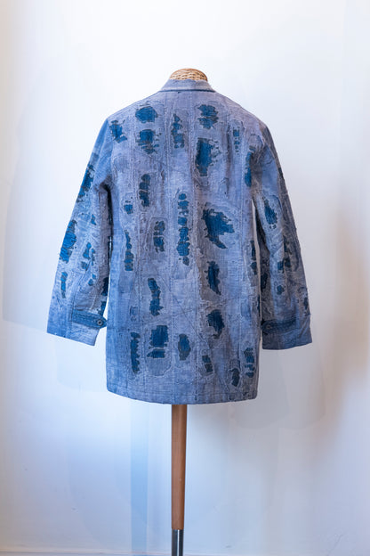 Boro denim coat
