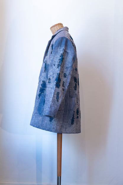 Boro denim coat