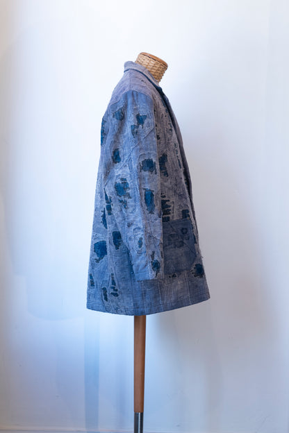 Boro denim coat