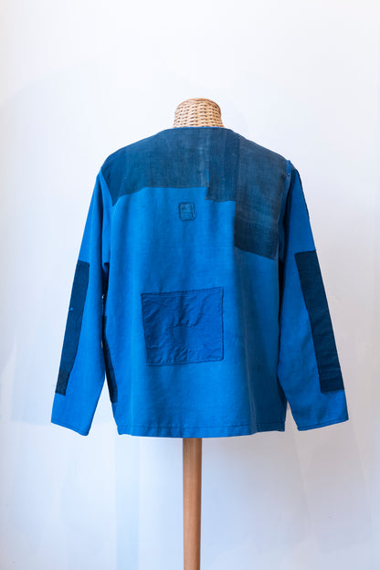 Boro pullover shirt 継縞-Tsugijima