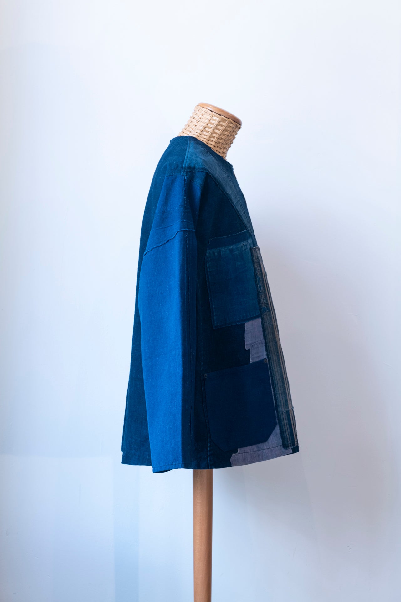 Boro pullover shirt 藍蝶-Aichō