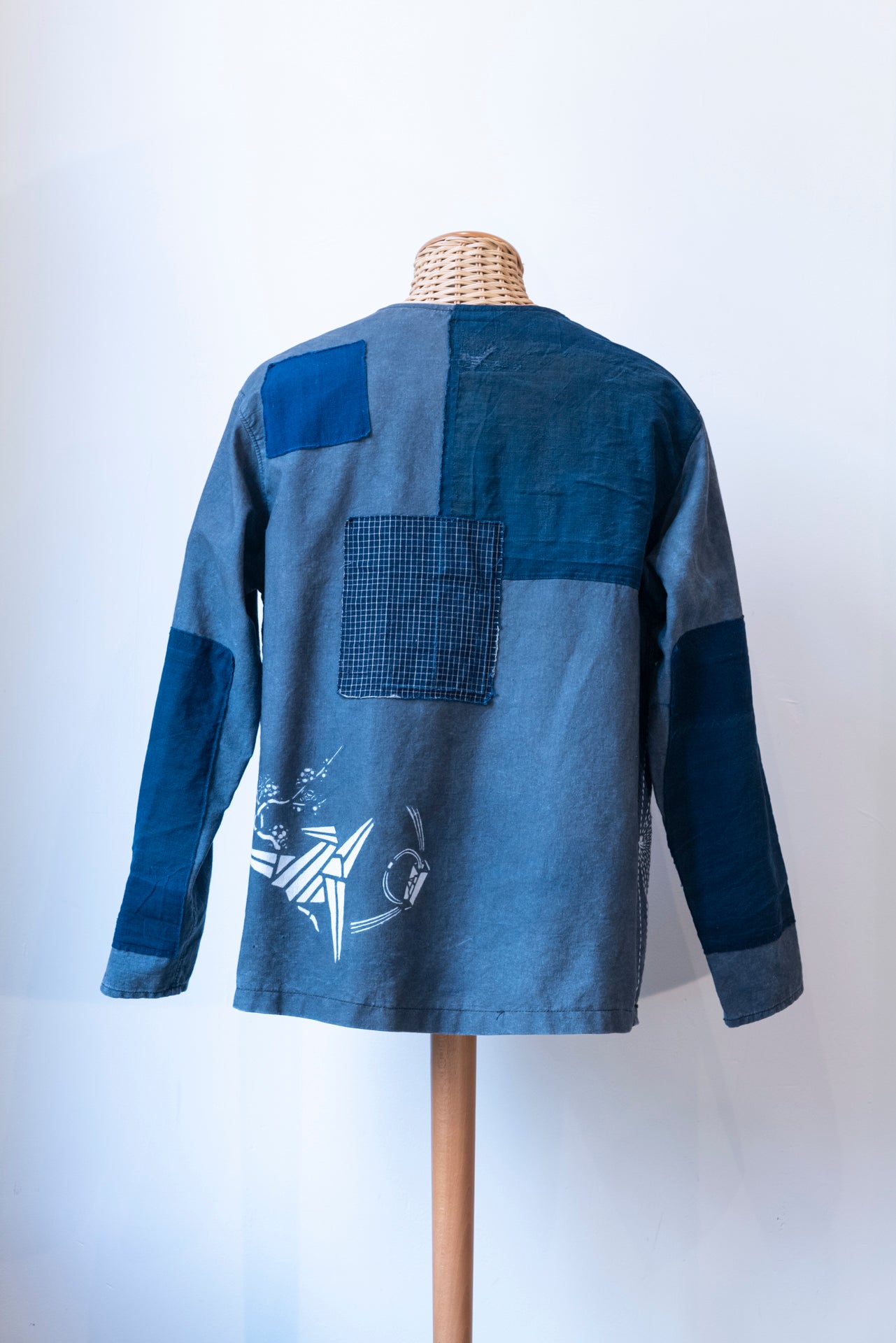 Boro pullover shirt 残菊-Zangiku