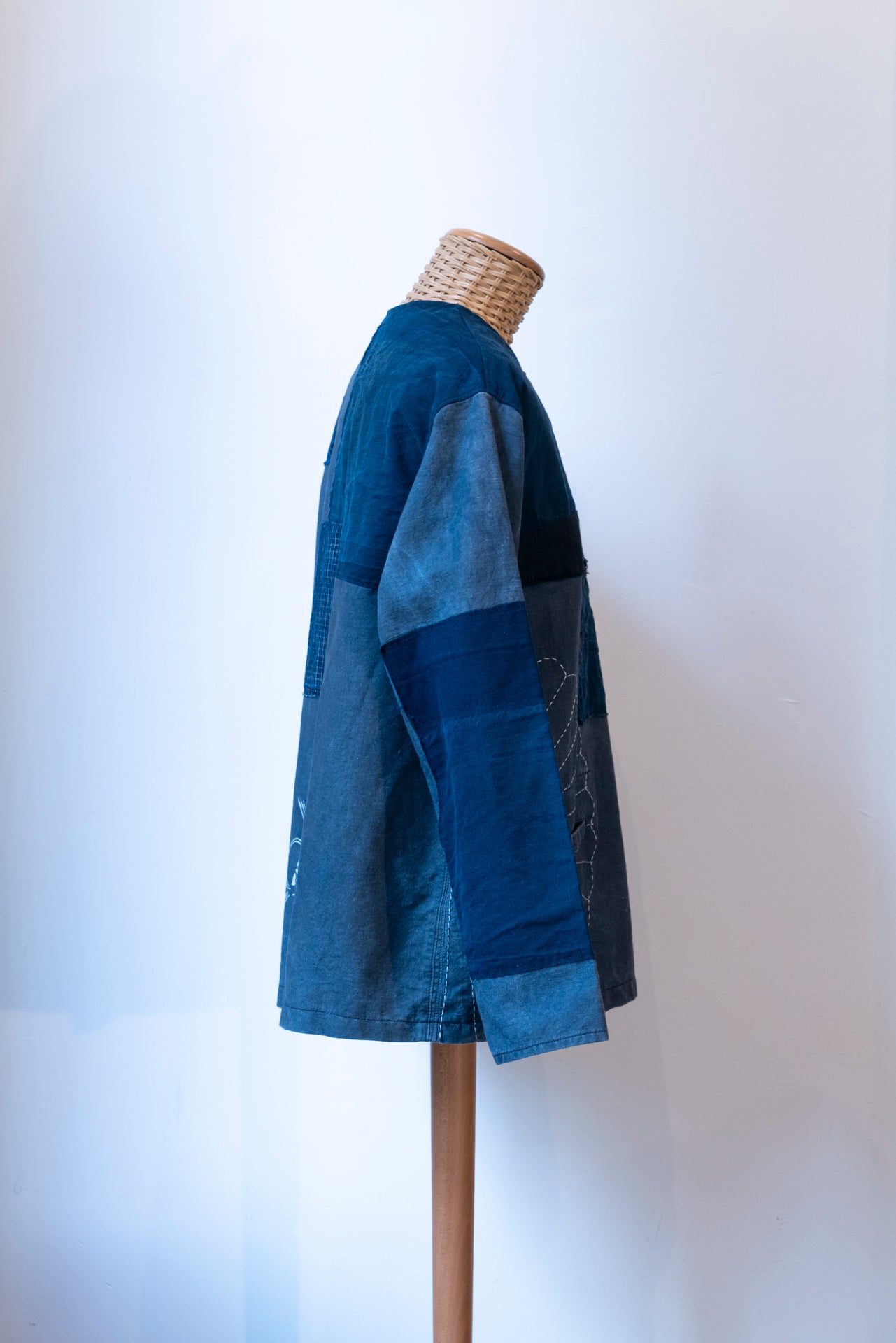 Boro pullover shirt 残菊-Zangiku