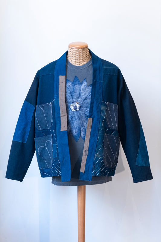 Haori Jacket L 藍静-Aisei