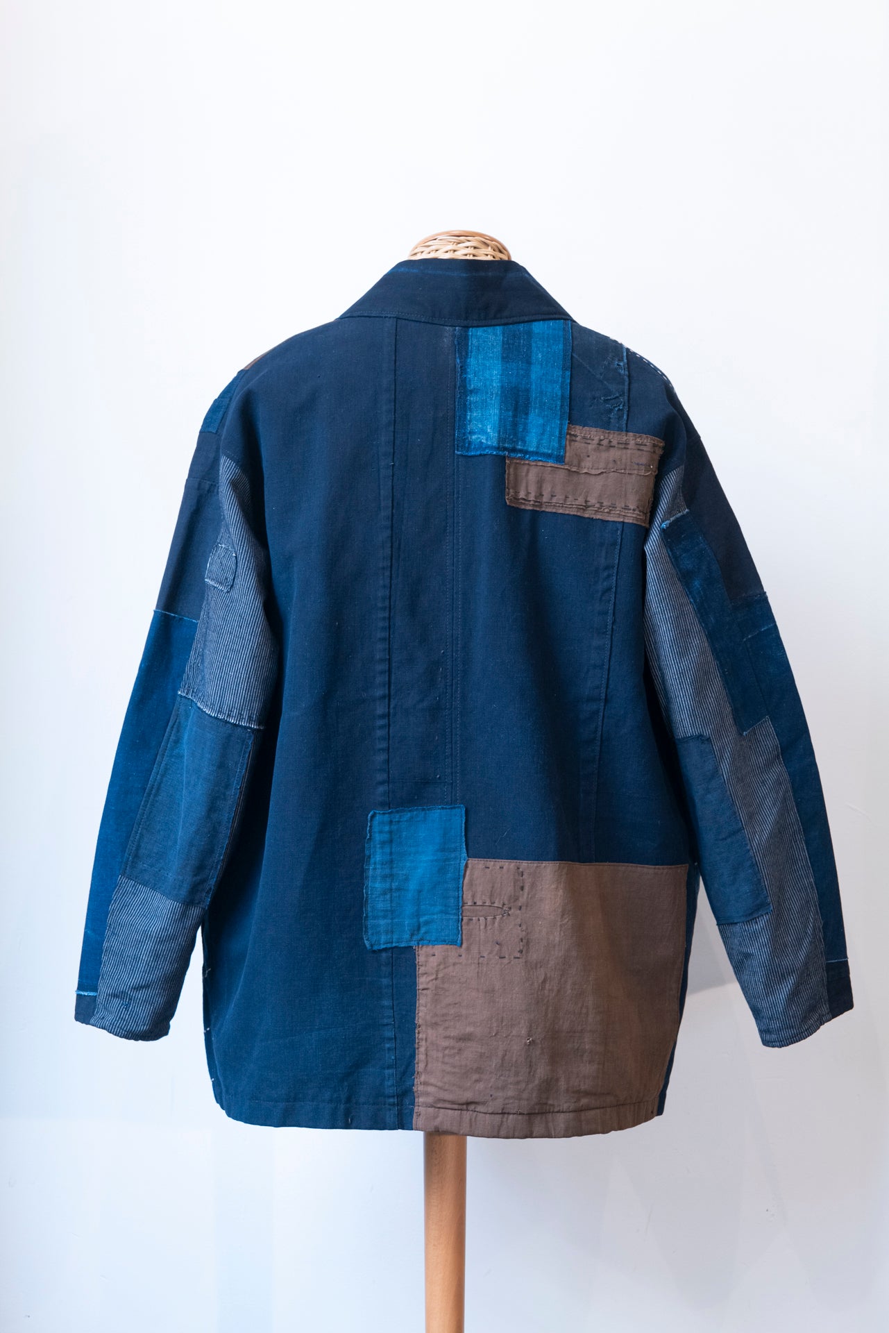 Haori Jacket XL 藍茶-Aicha