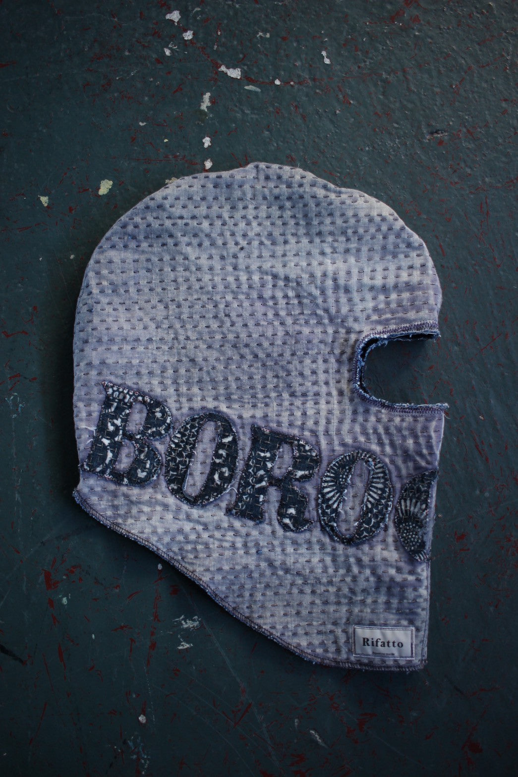 Boro sashiko balaclava
