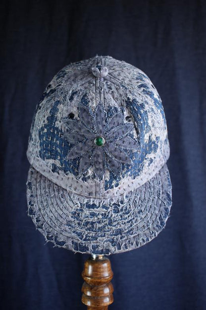 Boro sashiko baseball cap