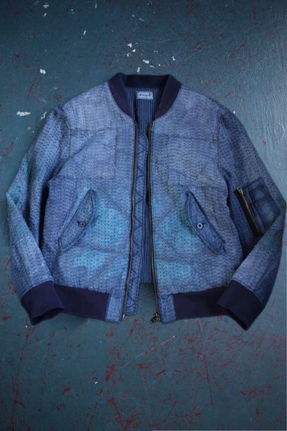 Boro sashiko MA-1 jacket